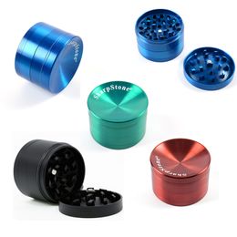 Tobacco Grinders Smoking Accessories For Dab Oil Rigs Herb Grinder Concave Ginder 4 Parts Zinc Alloy Material Herb Logo 5925