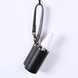 keychain party favors Canada - Party Favor Perfume leather case going out portable hand sanitizer keychain disinfection water storage pendant wholesale