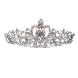 New Bridal Wedding Crystal Rhinestone Hair Headband Princess Crown Comb Tiara Prom Pageant 1PC YT222