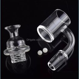 nail club UK - Other Smoking Accessories Household Sundries Home Garden Thick Club Banger Domeless Quartz Nail Male Female Degrees For Glass Bongs Dab Ri