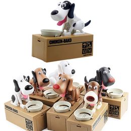 Hot Cute Small Dog Piggy Save Money Bank Saving Money Pot Coin Box Can Creative Gift Kids Birthday GiftsMoneybox Gifts for kid 201125