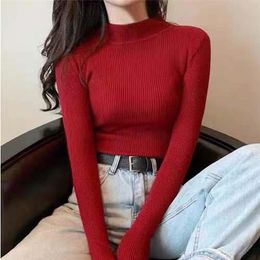 Hot women sweater plus size turtleneck Pullover Long sleeve Knitted winter clothes korean top fashion girls sweaters LJ200815