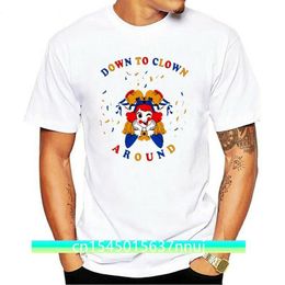 Circus T Shirts Jester Down To Clown Funny Tops EU Size Streetwear Crew Neck Digital Print Cute Tshirts For Men 220702