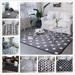 Crystal Cashmere Carpets For Living Room Cartoon Children Bedroom Rugs And Coffee Table Area Rug Kids Play Mat Y200417