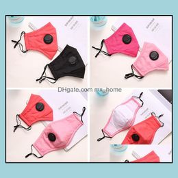 In Stock Pm2.5 Anti Haze Mouth Er Mask Dustproof Protective Masks With Breath Vae Outdor Soft Reusable Cycling Face Ffa3887 Drop Delivery 20