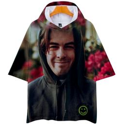 Men's T-Shirts Hooded T-shirt Hip Hop Tee Cool Cody Ko Internet Celebrities Fashion Style Harajuku Short Sleeve Leisure Summer Men/womenMen'