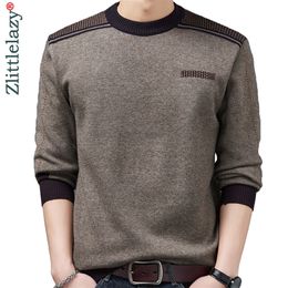 Casual Thick Warm Winter Luxury Knitted Pull Sweater Men Wear Jersey Dress Pullover Knit Mens Sweaters Male Fashions 02150 220815