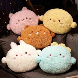 Cm Kawaii Teddy Bear Rabbit Pig Dinosaur Chicken Plush Toy Cartoon Cuddly Animal Soft Cushion Sofa Gift For Girl Kids J220704