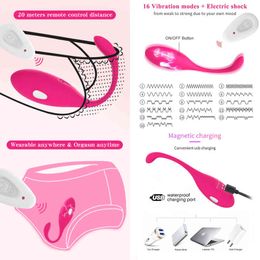 Nxy Vibrators Wireless Control G spot Vibrating Egg Sex Toys for Women Wearable Clitoris Stimulator Vaginal Kegel Ball 220509