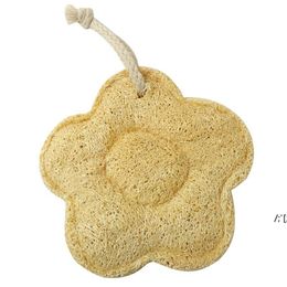 Natural Loofah Bath Towel Safety Non Toxic Elastic Baby Cleaning Tools Eco Friendly Flower Shape Luffa Bathing Brushes BBB14908