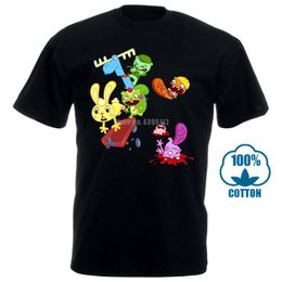 Men's T-Shirts Happy Tree Friends Tee T-Shirt Short Sleeve Cotton Women And MenMen's