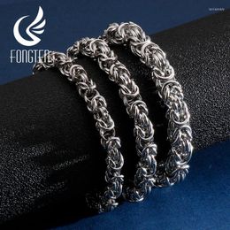 Link Chain Fongten Wholesale Stainless Steel Bracelet Men Irregular Cool Armband Bracelets Male JewelryLink Lars22