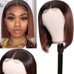 Bobo Straight Wigs Black Brown Head Cover Factory Supply Wholesale