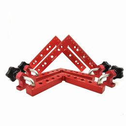 Professional Hand Tool Sets Woodworking Right Angle Positioning Clamps Auxiliary Positioner Corner Clamping Tools Aluminium Alloy RulerProfe