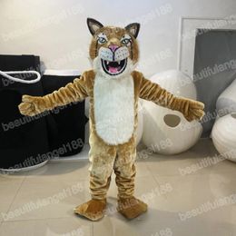 Halloween Tiger Mascot Costume Top quality Cartoon Plush Anime theme character Christmas Carnival Adults Birthday Party Fancy Outfit
