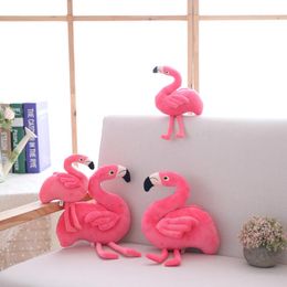 cute pink flamingo doll plush pillow doll toy with sleeping PillowDoll girl gift Free DHL