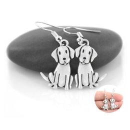 Dangle & Chandelier Funny Labrador & Golden Retrever Dog Drop Earrings For Women Boho Jewellery Fashion Korean Trendy Long 2022 EaringDang