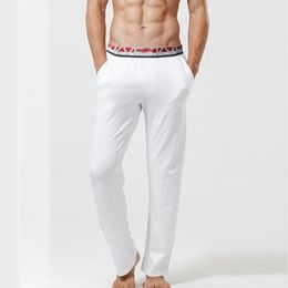 Mens Sleep Bottoms Modal Mens Underwear Pajamas Trousers Long John Spandex Autumn Style Comfortable 201109