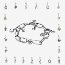 925 Silver bangle Charms Amulet Sterling Silver 925 Jewelry Making Beads Fit Pandora Bracelet