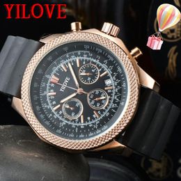 Boy Brand Luxury Watch Calendar Chronograph Automatic Men Quartz Clock Date Diamond Dial Men's Gift Top Quality Wristwatch