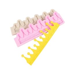 1PC DIY Crown Silicone Cake Mold for Chocolate Jelly Baking Mould Cake Decorating Tools W3