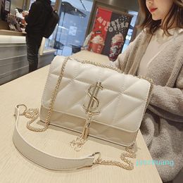 HBP-Shoulder Bags Bag French Women High Quality Women's Luxury Tassel Rhombic Chain Small Square Single Designer BagShoulder