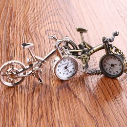 10pcs Bicycle key chain pocket watch creative model handicraft retro office table decoration table-853-6-8