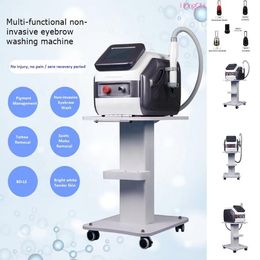 2022 Portable Tattoo Removal Yag Laser Machine 1064nm 532nm Q Switch Pigment Management Non-invasive Eyebrow Wash Beauty Equipment
