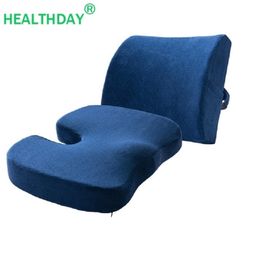 2 Packs Orthopaedic Pillow for Sitting Coccyx Pillow Lumbar Support for Chair Ergonomic Back Pain Pillow Caudal Vertebrae 201009