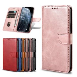 Leather Flip Case For Iphone 14 iphone13 12 11Pro Max XS XR 8 7 6 Plus Wallet Holder Credit ID Card Slot Cover
