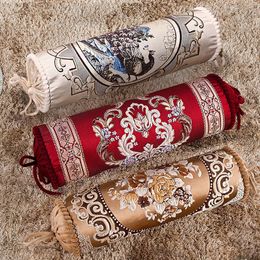 15 50 cm classical luxury cylindrical pillowcase sofa jacquard candy shaped cushion cover backrest home chair decor waist pillow 220623