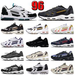 Mais novo 96 96s 2.0 II Running Shoes Top Quality Branco Uva Gelo Preto Praia Goldenrod Mulheres Azul Ardósia Persa Violeta Batman Treinadores Homens