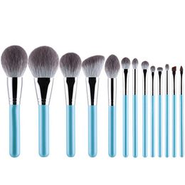 DJBS 13pcs set Makeup brushes set Powder Blusher synthetic hair sculpting Eyeshadow make up kit smudge highlighter eyebrow 220722