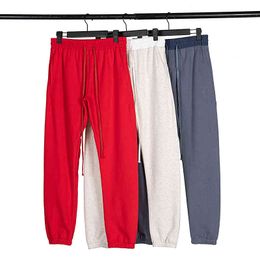 Pantaloni da uomo Street Brand Fleece Pantaloni sportivi larghi di alta qualità Designer Pantaloni da jogging per coppia autunno inverno per uomini Hip Hop