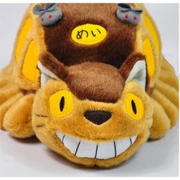 Hayao Miyazaki Animation Bus Totoro Doll Stuffed Toys Totoro Tram Plush Toys Cute Baby Toys For Gifts LJ201126