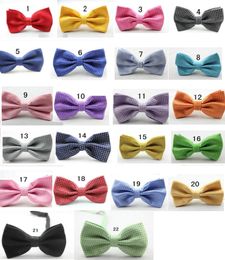 Boys Bow Ties kids Bowties men's ties bow ties boys bow tie pure Colour bowtie Star Cheque Polka Dot Stripes