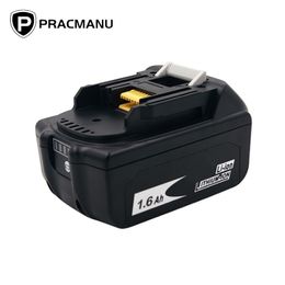 PRACMANU 18V 1600mAh Lithium Battery Cordless Charger For Electric Brushless Impact Wrench Y200323