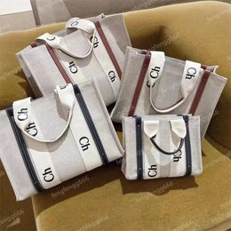 Shopping di alta qualità Borsa a tracolla per le vacanze al mare Borsa tote Borsa tote diagonale in tela da donna Borse per la spesa con manico marrone nero