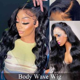 Body Wave Lace Front Wig Glue Human Hair al s Brazilian 4x4 Closure 220608