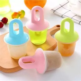 Ice Cream Mould Creative DIY Cream Maker Popsicle Boxes Moulds Handmade Reusable Ices Sticks Moulds For Kitchen Tools sxaug12