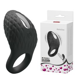 Vibrating Rings Men Masturbator USB Rechargeable Male Penis Enhancing Ring Clitoral G-Spot Vibrators Vibes Stimulators sexy To L1