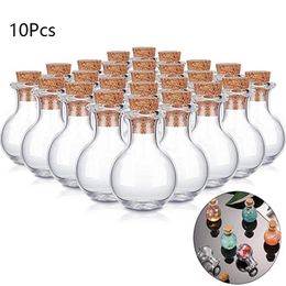 Storage Bottles & Jars 10pcs Mini Small Glass Drifting With Cork Stopper For DIY Craft Gifts Items Home HouseholdStorage