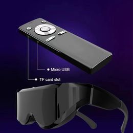 hdmi head mounted android video glasses Smart Glasses support 256gb smart controller download app moive smart wear eyeglasses
