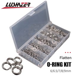 200pcs Stainless Steel Split Ring Assorted Fishing Tackle Fishing Rings for Blank Lures Crankbait Hard Bait fishing accessoies 220726