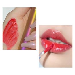 Shell Series Mirror Lip Glaze Girl Lipstick 04 Cherry Colour 1pc