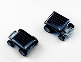 Mini Smallest Solar Powered Robet Racing Car Moving Drive Car Fun Gadget Toy For Kids