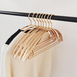 Pcs No Shoulder Mark Space Aluminium Alloy Clothes Hanger Metal Brace Champagne Gold Rust Free Hang Hangers & Racks