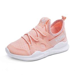 Jawaykids Crianças Running Sapates de corrida leves meninas respiráveis ​​meninos tênis crianças Sapatos casuais de verão suave G220517