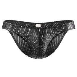 Underpants Est Men Underwear Male Sexy Briefs Jockstrap Mesh Hole U Convex Pouch Panties High-quality Man Pants M-XXL UnderpantsUnderpants