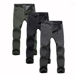 Men's Pants Nice Mens Waterproof VogueWinter Thick Warm Fleece Trousers Male Windbreaker Sweatpants Tactical Drak22